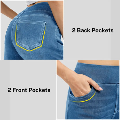 Flash Sale | Wide Leg Stretchy Jeans for Women Loose Fit