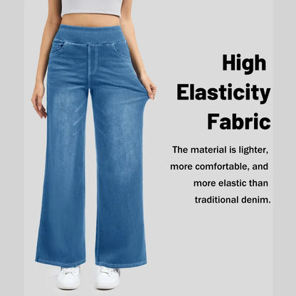 Flash Sale | Wide Leg Stretchy Jeans for Women Loose Fit