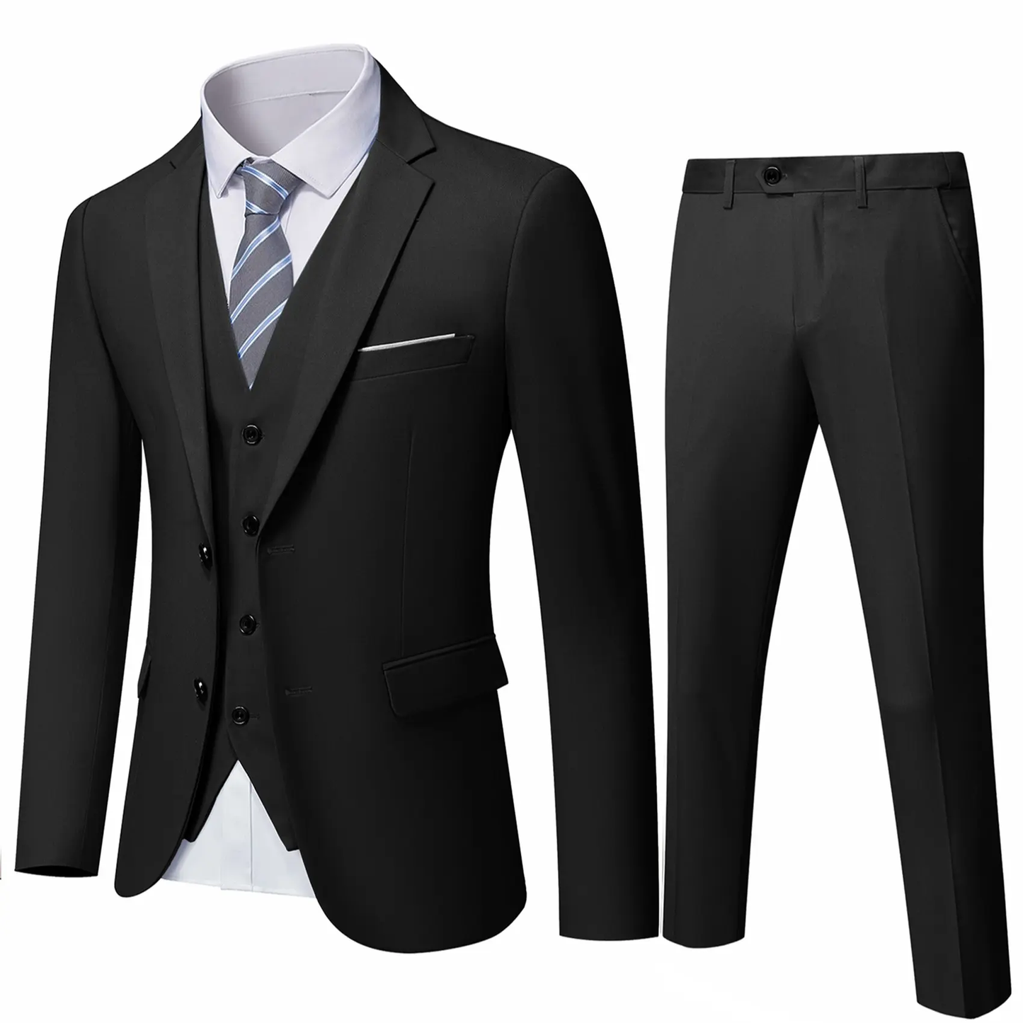 Flash Sale | Men's Formal  with Vest & Tie