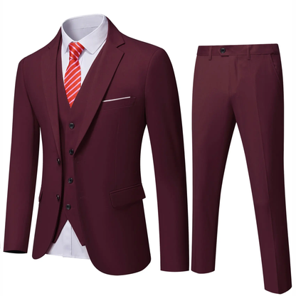 Flash Sale | Men's Formal  with Vest & Tie