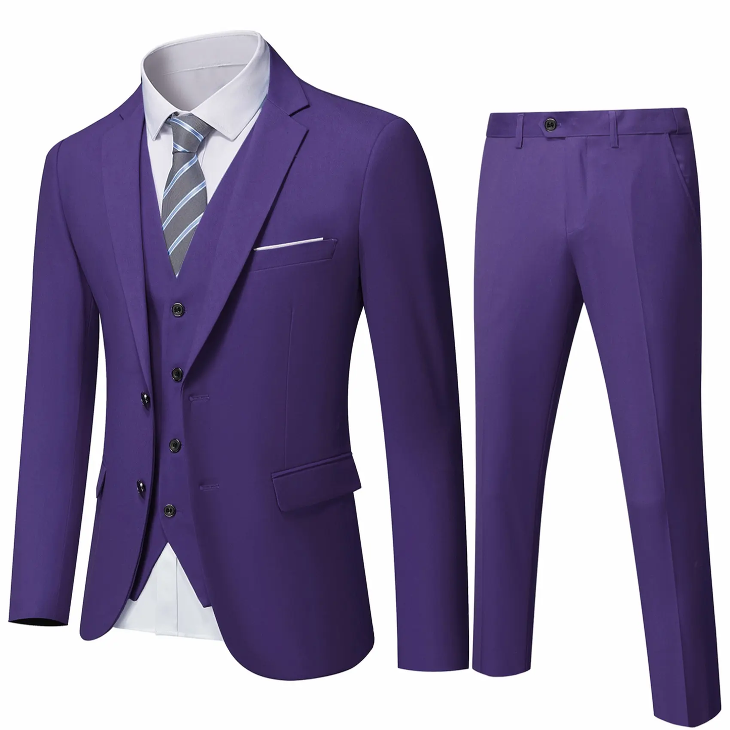 Flash Sale | Men's Formal  with Vest & Tie