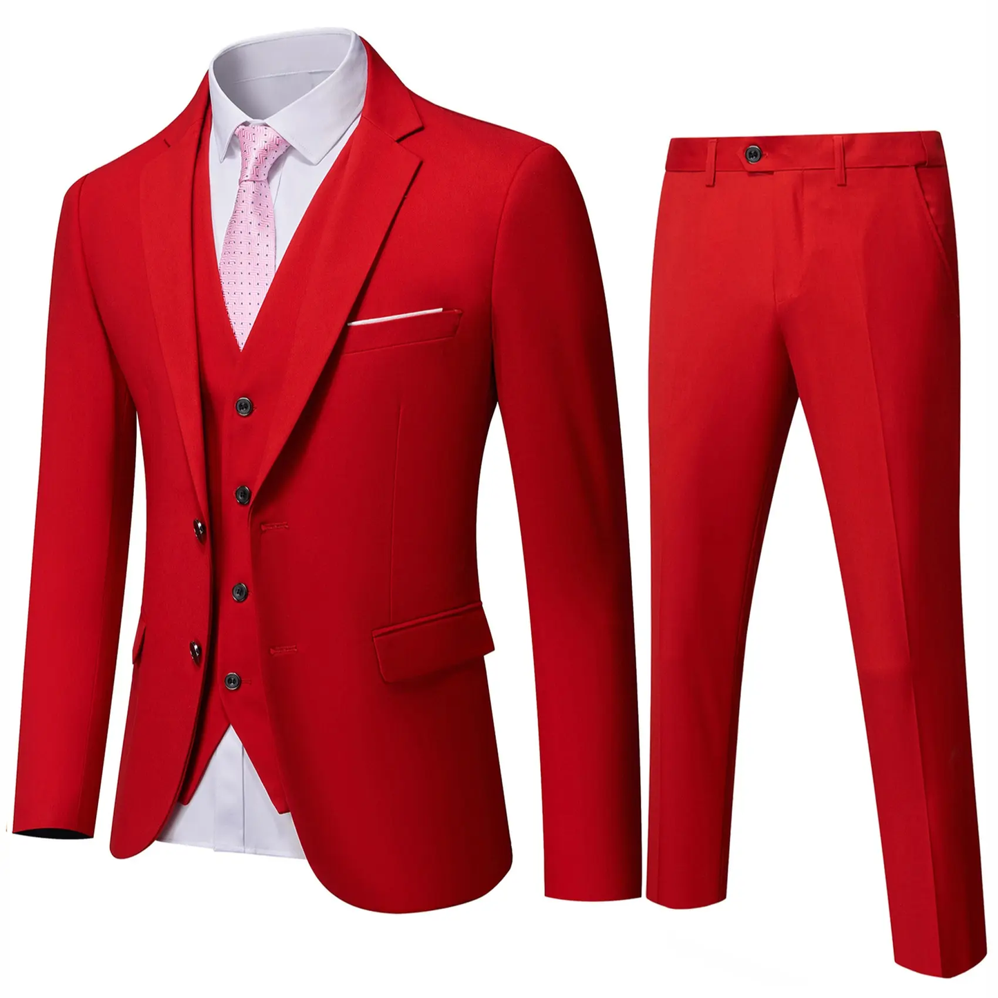Flash Sale | Men's Formal  with Vest & Tie