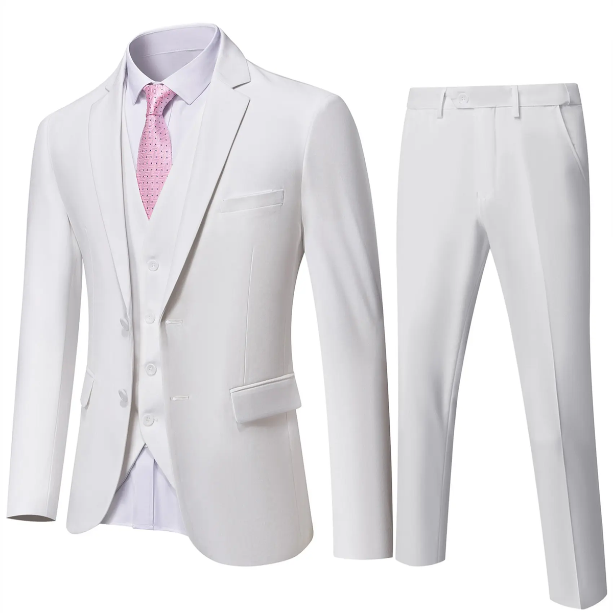 Flash Sale | Men's Formal  with Vest & Tie