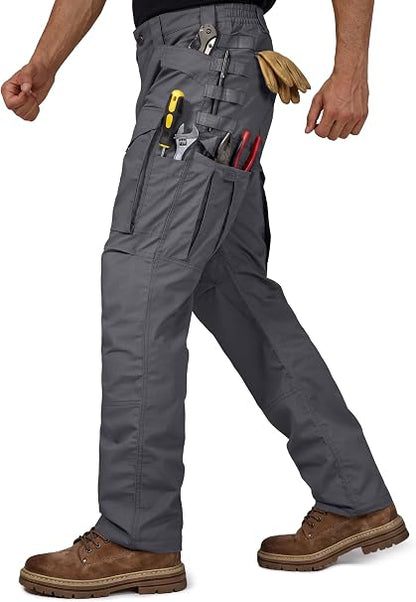 Cargo Pants,Tactical Pants for Men Stretch,Durable Ripstop EDC Work Pants for Hiking