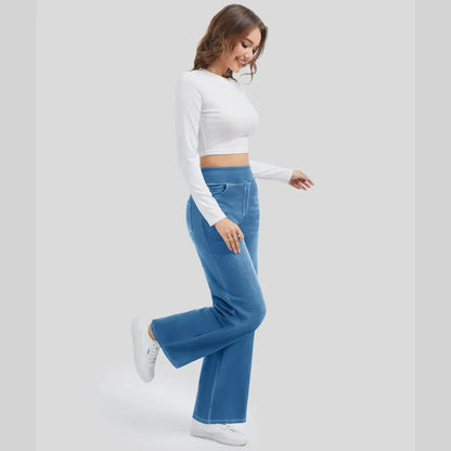 Flash Sale | Wide Leg Stretchy Jeans for Women Loose Fit